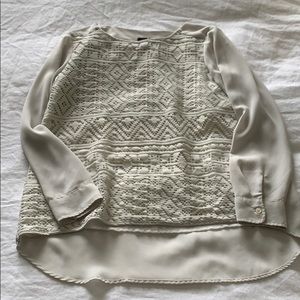 Banana republic blouse - cream S